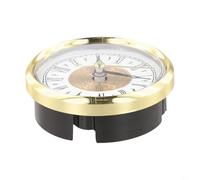 Replacement Quartz Clock Insert 80MM with Arabic and Roman Numeral Display for Craft and Clock Repair Purposes