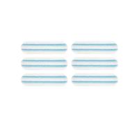 Replacement Rags for Vileda H2prO Flat Mop System ,Removes 99% of BacteriaWashable Reusable Microfiber Mop Pad Rags