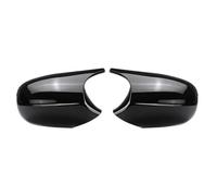 Replacement Rear View Mirror Caps Compatible For BMW E90 E91 2008-2011 E92 E93 2010-2013 LCI Facelifted Side Wing Mirror Cover Cap Shell(Glossy Black)