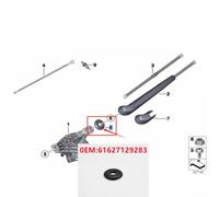Replacement Rear Wiper Seal Grommet for BMW X3 For F25 and X5 For E70, For Mini R50 R53 R56 Rear Wiper OEM Number 61627129283, ABS Material Part