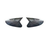 Replacement Rearview Mirror Shell For Hyundai For Veloster 2012 2013 2014 2015 2016 2017 2018 Carbon Fiber Pattern/Bright Black Car Wing Mirror Shell(Carbon fiber pattern)