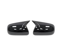 Replacement Rearview Side Mirror Covers Caps For Toyota For Corolla 2007-2013 For Vios For Yaris Sedan P90 2008-2013 Carbon Fiber Gloss Black(Gloss Black)