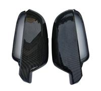 Replacement Rearview Side Mirror Covers For A6 For C6 For 4F For A4 For A5 For B8 For 8K For Q3 Carbon Look Side Mirror Covers Cap Wing Mirror Cover Cap(Under mirror cover)