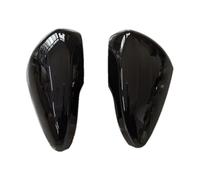 Replacement Rearview Side Mirror Covers For Focus For MK4 2019-2023 Rearview Side Mirror Cover Wing Cap Replacement LHD Side Wing Mirror Cover Cap(Gloss Black)