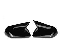 Replacement Rearview Side Mirror Covers For Mustang 2015 2016 2017 2018 2019 2020 2021 2022 2023 2024 American Version Rearview Side Mirror Cover Wing Cap(No light-Black)