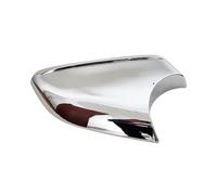 Replacement Rearview Side Mirror Covers For Tesla For Model For S 2014 2015 2016 2017 2018 2019 2020 2021 Side Mirror Bottom Cover Silver Chrome Glossy(Chrome Silver Left)