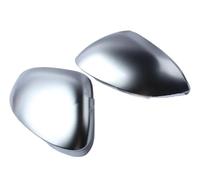 Replacement Rearview Side Mirror Covers For VW For Golf 8 For VIII For MK8 For GTI For GTD For GTE 2PCS 2020 2021 2022 Matte Chrome Wing Mirror Caps(No blind spot holes)