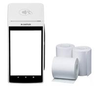 Replacement Receipt Paper for Castles Saturn 1000 Payment Device, 20 Rolls