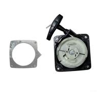 Replacement Recoil Starter Pull Start Assembly for Lawnmower and Brush Cutter Petrol Engines 33cc to 52cc Compatible Parts Kit (Starter+Gasket)