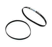 Replacement Recorder Belt Pair Compatible with Nagra T Drive Transport Units, Two Motor Belts for Professional Maintenance Tasks and Service Storage Maintenance Deck Replacement Component Pair