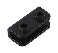 Replacement Rectangular Bracket Kit for Tent Gazebo Frames 2 Way Connector Design Fits Glass Fiber Support Poles 1 or 4 Piece Set (1Pc)