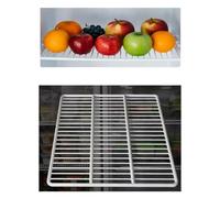 Replacement Refrigerator Shelves - Wire Freezer Shelf Rack | Mesh Grid Organizer for Freezers, Coolers & Commercial Refrigerators, Rust-Resistant Steel (18.7x16.1in)
