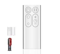 Replacement Remote Compatible with Dyson Fans AM06 AM07 AM08 Part Number 965824-01 965824-02, Remote Control White Color, No Programming Required, Infrared Technology, 3V CR2032 (Not Included)