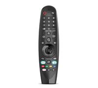 Replacement Remote Contorl Compatible with LG Smart TVs, Universal Infrared Remote with Netflix and Movies Shortcut Keys for Use with all LG TVs (No Voice and Pointer Function) - Black