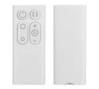 Replacement Remote Control Compatible with Dyson Fan AM06 AM07 AM08 Part NO.965824-01 965824-02 Without Magnetic Function No Setup Required CR2032 Battery Not Included(White)