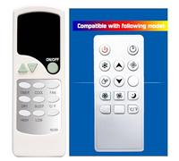 Replacement Remote Control for COSTWAY EP24619US Portable Air Conditioner