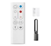 Replacement Remote Control for Dyson AM09 Hot+Cool Fan Heater White Compatible No Setup Required Restore Full Functionality of Fan, 4-Button Infrared Controller, Ergonomic Design (No Battery)