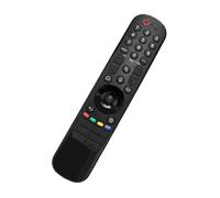 Replacement Remote Control for Home Displays with Number Pad | Navigation Wheel, Microphone Button, Sound Output and Channel Controls, Black ABS Handheld Unit
