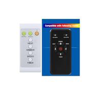 Replacement Remote Control for R.W.Flame Electric Fireplace RFH-4001LB RFH-4201LA RFH-4201LB RFH-4201LC RFH-4801LA RFH-4801LB RFH-5001LA RFH-5001LB RFH-5001LC RFH-6001LA RFH-6001LB RFH-6001LC