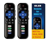 Replacement-Remote-Control for Roku-TV, Compatible for TCL Roku/Hisense Roku/Onn Roku/Philips Roku Smart TVs(Not for Roku Stick and Box) Pack of 2