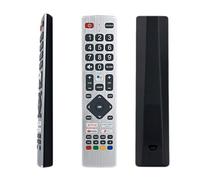 Replacement Remote Control for Sharp Aquos Smart TV (RMC0133, RMC0134) Universal Fit for 4K UHD Models, No Setup Required, Includes Netflix/F-Play Shortcut Buttons