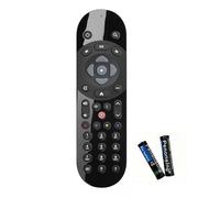 Replacement Remote Control for Sky Q, Compatible with Sky Q/Silver/Mini TV boxes. Universal TV Control functions, 2 Batteries Included, Plug and Play, Long-range Infrared Remote, Black.