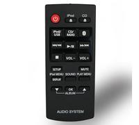 Replacement Remote Control N2QAYC000081 for Panasonic Compact Stereo System SC-HC58DB SC-HC38 SC-HC38DB SC-HC58 SC-HC38DBGNS SC-HC38EC-K SC-HC58EGW