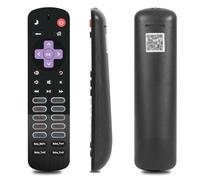 Replacement Remote for Roku TV No Batteries Required with USB-C Charging, Compatible with TCL, Hisense, Onn & Philips (Compatible with ROUK 1X)