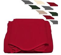 Replacement Retractable Awning Fabric, Canvas Shade Cover (No Frame), 12x10ft Garden Sunshade Polyester for Patio, Outdoor Awning Replacement (Red)