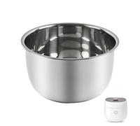 Replacement Rice Cooker 6-Cup Inner Pot Only Compatible with CUCKOO CR-0675FW - 304 Stainless Steel Inner Bowl with Multi-Ply Base, Durable Pots for Multi-Cookers, Easy to Clean and Dishwasher Safe