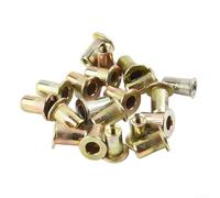 Replacement Rivet Nut Head and 20PCS Galvanized Nuts Kit Compatible with For M5 M6 M8 M10 For Hand Riveting Tools (20Pcs)