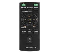 Replacement RM ANU192 Remote Control For Sound Bar SACT60BT HTCT60BT SSWCT60 Durable ABS Black 100x41x10mm