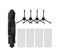 Replacement Robot Vacuum Main Side Brush Filter Mop Cloth, Compatible for Polaris PVCR 6001 IQ, Compatible for Beko VRR80214VB VRR94314VB, Robot Vacuum Accessories(9pcs)