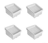 Replacement Roller Brush And Filter For Xiaomi,for mijia for w10 for Ultra | Floor Scrubber High Temperature Resistant Efficient Filtration,Construction White Consumables Kit