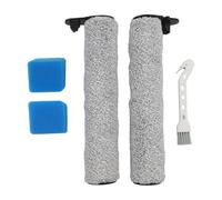 Replacement Roller Brush and Filter Kit for JONR S20 Pro Cordless Floor Cleaner, High Density Microfiber Sponge Rollers with Soft Flannelette for
