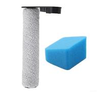 Replacement Roller Brush and Sponge Kit for JONR ED12 Lite Cordless Wet and Dry Vacuum, Soft Wool Bristle Floor Care Attachment for Hardwood Marble Tile Safe Cleaning