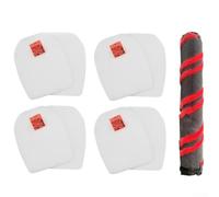 Replacement Roller Brush Filter Kit for Shark IZ862H IZ840 IZ800 Stratos | Wear-resistant Plastic, Removes Hair & Dust, Includes 4 Foam & 4 Felt Filters, Protects Floors, Replaces Every 2-3 Months