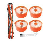 Replacement Roller Brush Hepa Filter Compatible with BLACK+DECKER BSV2020G / BSV2020P Cordless Stick Vacuum Cleaner Parts