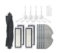 Replacement Roller Brush Side Brush HEPA Filter Rags Kit Compatible with 360 S5 S7 Vacuum Cleaner Robot Part