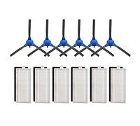 Replacement Roller Side Brush HEPA Filter Compatible with Eufy RoboVac 11S Plus 15C 25C 30C 35C 12 15T (Set E)
