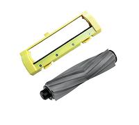 Replacement Roller Silicone Brush Side Brush HEPA Filter Compatible with Silvercrest SSRA1 Robotic Vacuum Cleaner Accessories (Set 3)