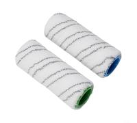 Replacement Rollers for Kärcher FC3D FC5 FC7 Cordless - Microfibre Brush Set Deep Dirt Removal Wet Dry Vacuum Mop Parts Easy Install Home Use