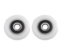 Replacement Rollers for Shower Doors 8 Pack with 19mm 23mm 25mm Wheel Diameter Nylon Construction and Stainless Steel Fasteners (23mm)