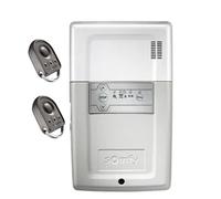 Replacement Rollixo RTS Control Panel,Alarmed,Garage Door Roller Shutter Kit with 2 Remotes,With Integrated Alarm System