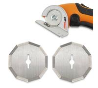 Replacement Rotary Blades Compatible with Worx WX2300 Zipsnip RC2600K,RC2601, RC2602, WX080L, WX082L Model Cutter Blade,New Life for The Dull 1-1/2" WA2300 4V ZipSnip Cordless Scissors,2 Pcs