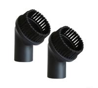 Replacement Round Dusting Brush for Nilfisk,Wet Dry Vacuum Cleaners 36mm | Inner Diameter for Aero Attix for Multi for buddy Series Hard Bristle Nozzle for Carpet Upholstery Floor Pet Hair 2 or 5 PCS