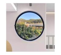 Replacement Round Opening Window with Rotating Clear Glass for Attic, Basement, and Bathroom Ventilation