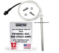 Replacement RTD Temperature Probe Sensor, Compatible with Pit Boss Pellet Grill PB1000XL-025-R00 (70123-AMP)