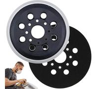 Replacement Sander Pads, Orbital Sander Pads with Hook and Loop Design, 5 Inch 8 Hole Velcro Sanding Pads for Wood Finishing and Metal Surface Treatment