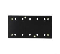 Replacement sanding pad 225x115mm with 10 holes 6 holes grinding disc square for use with power sanders, improves sanding process and debris removal